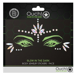 Ouch! Glow Stickers Strass Visage phosphorescent Glow Jewelry